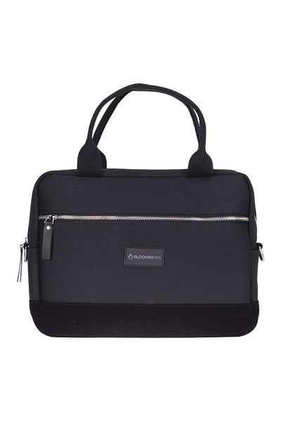 BloominBag Deep Black 13-14 Inch Laptop / MacBook Bag