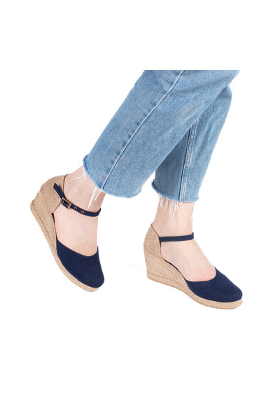 Star Tombis Real Handmade Straw Wedge Heel Linen Straw Women's Espadrille Handmade