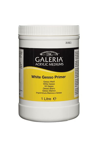 Winsor Newton Galeria Acrylic MediumsGesso PrimerWhite1.00 l