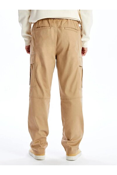 LC Waikiki Ανδρικό παντελόνι XSIDE Beige Comfortable Fit