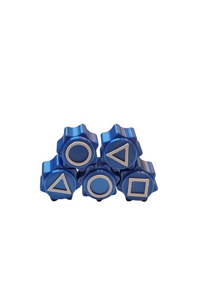 OEM Gonggi game set, Squid Game, 3D printed, silk blue
