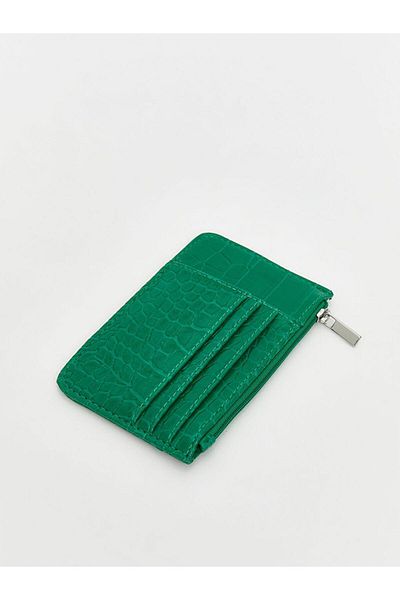 LC Waikiki Дамски портфейл с кожен модел и крокодилска шарка (S5)