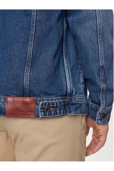 Pepe Jeans Jachetă din denim pentru bărbați PM402715HW3 albastră