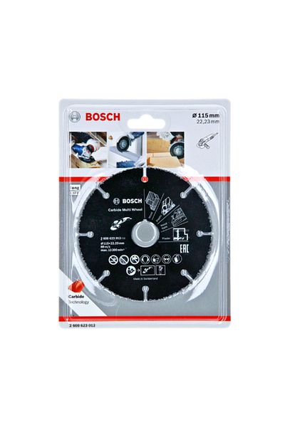 Bosch Carbide Multi Wheel Black 115mm