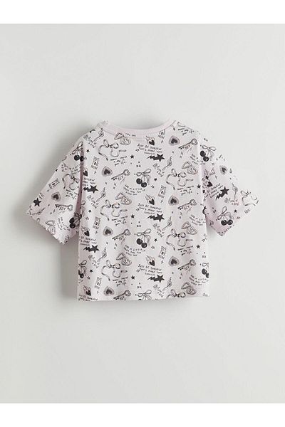 LC Waikiki Tricou crop pentru fete cu gât crew (S5)