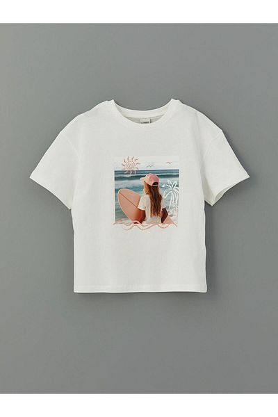 LC Waikiki Μπλουζάκι για κορίτσια Crew Neck (S5)