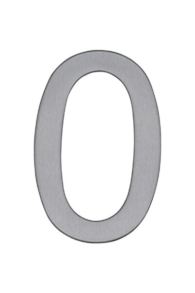 Roco رقم "0" الفضي اللاصق عالي الجودة من الفينيل