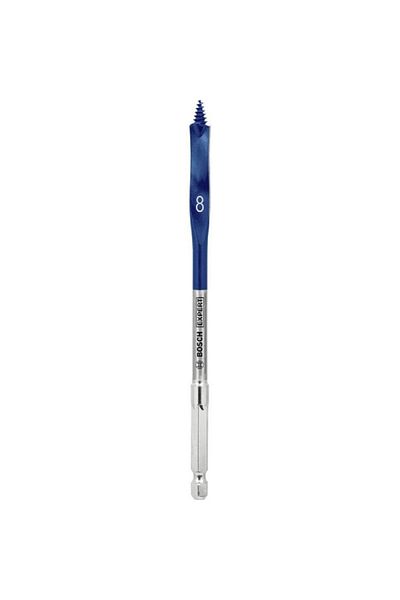 Bosch Expert Self-Cut Speed Spade Drill Bit Silver and Blue