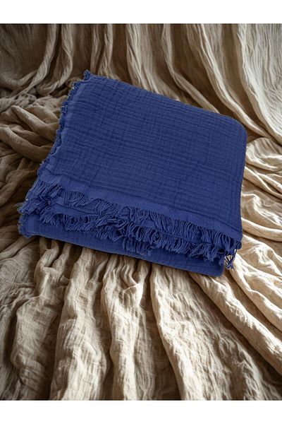 TekStilize Muslin 2 Layer Bedspread 220X240 cm (100% Cotton)