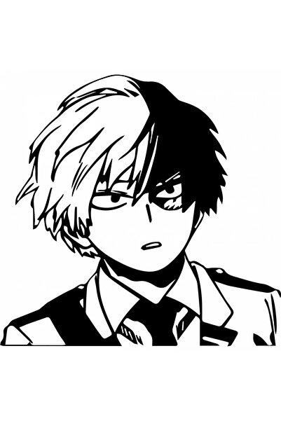 INOVATIX Σετ 8 τεμαχίων, Αυτοκόλλητο Shoto Todoroki My Hero Academia anime, I...