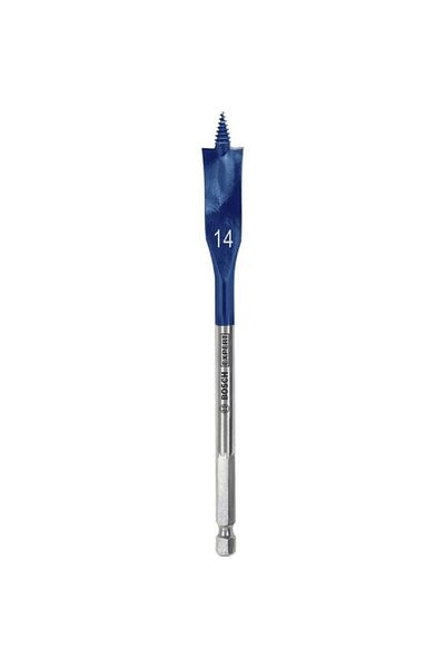 Bosch Expert Self-Cut Speed Spade Drill Bit Silver and Blue