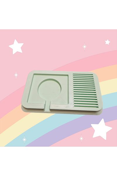 3DONE MODELS 3D holder for Yoto Player and cards, light green
