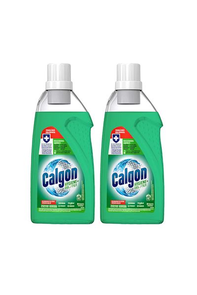 Calgon Set 2 x Gel Anticalcar Hygiene, efect anti-baterian, 750 ml