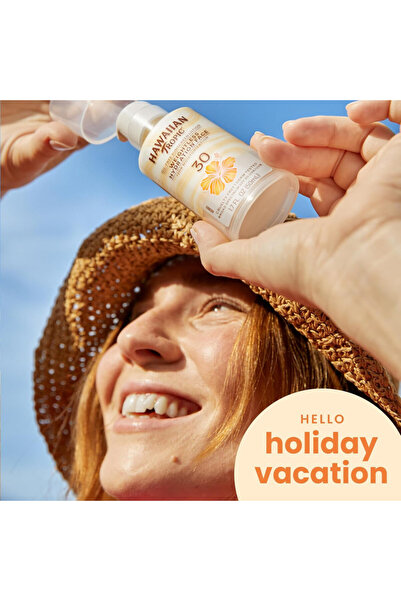 Hawaiian Tropic Oil Free Sunscreen \Wieghtless Hydration for Face, SPF 30 UVA/ UVB Derm tested,50ml