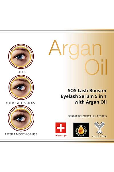 Eveline Cosmetics SOS Lash Booster Multi-Purpose Eyelash Serum 5in1 10ml