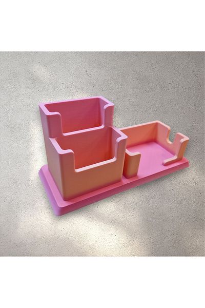 3DONE MODELS 3D holder for Yoto Mini and cards, gradient pink