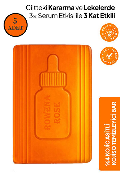 ROWENAROSE “Kojik Asit Sabunu – Cilt Tonunu Eşitler, Leke Görünümünü Azaltır ...