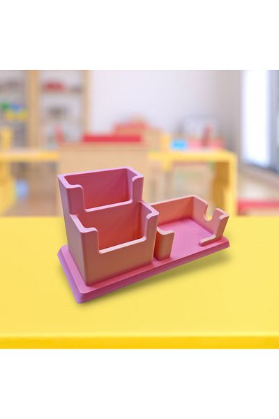 3DONE MODELS 3D holder for Yoto Mini and cards, gradient pink