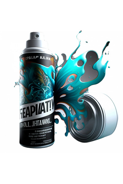 INOVATIX Set de 8 autocolante cu vopsea spray, INOVATIX®. 6 cm