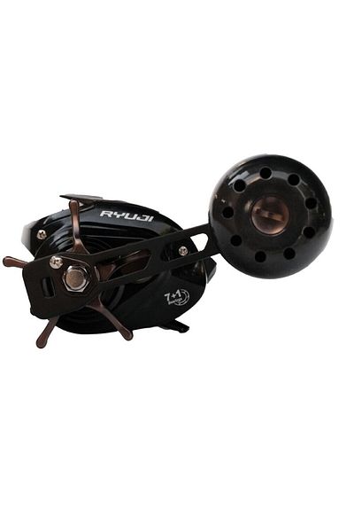 Ryuji Tai Game 7+1 Ball Bearing 6.4:1 Ratio Left Hand Baitcasting Fishing Reel
