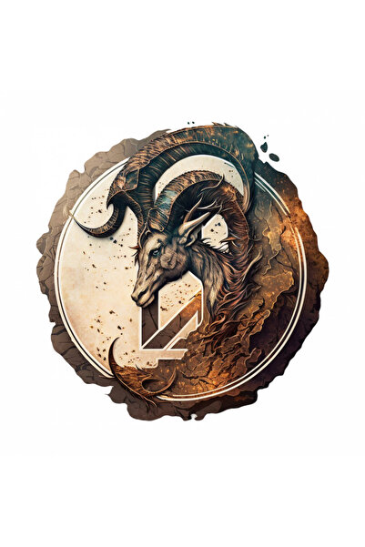 INOVATIX Σετ 8 τεμαχίων, αυτοκόλλητο με το σύμβολο του ζωδίου Αιγόκερου, INOV...