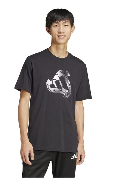 adidas M C Hot Q1 Tee Men's Casual T-Shirt Black