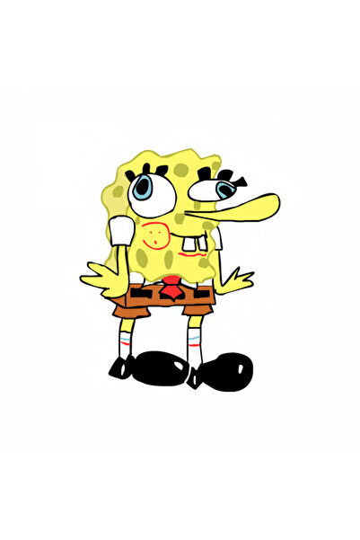 INOVATIX Σετ 8 τεμαχίων, Αυτοκόλλητο Μπομπ Σφουγγαράκη με τον Τρομαγμένο Μιμί...