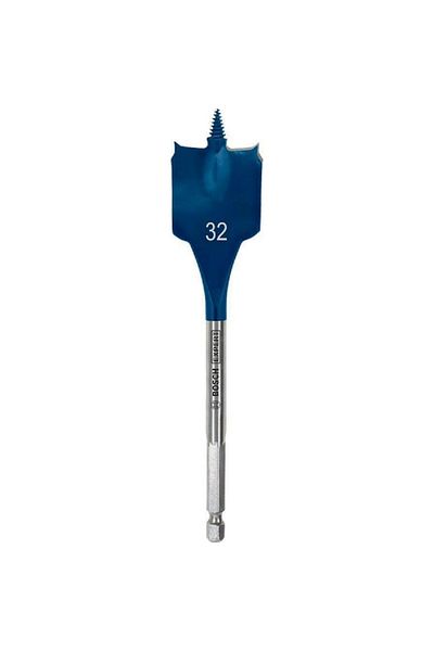Bosch Expert Self-Cut Speed Spade Drill Bit Silver and Blue