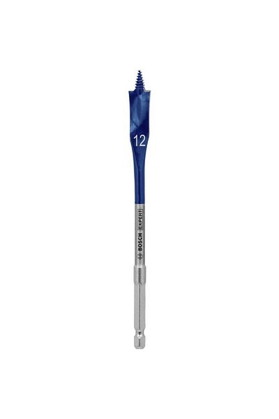 Bosch Expert Self-Cut Speed Spade Drill Bit Silver and Blue