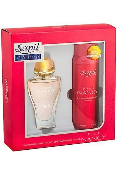 sapil عطر سابيل نانسي بينك للنساء، 50 مل، مزيل عرق، 150 مل