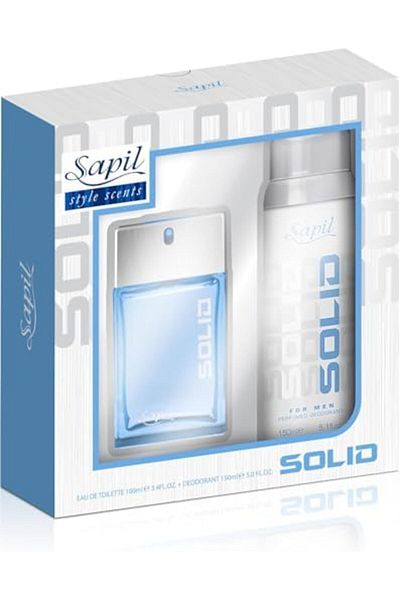 sapil مجموعة هدايا سابيل سوليد أو دو تواليت 100 مل + 150 مل للجنسين