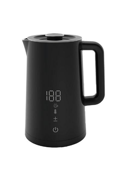 HOMİX 2200W Elegant Design Touch Electric Kettle Black 1.7 Liter