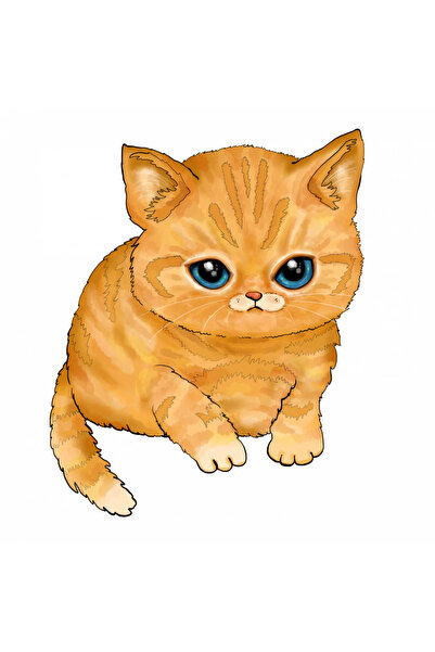 INOVATIX Set de 8 piese, autocolant pisoi ghimbir, INOVATIX®. 6 cm