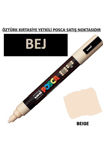 Uni Posca Beige Marker Pc-3M (0.9-1.3mm) Poska Pc3M Pc - 3m