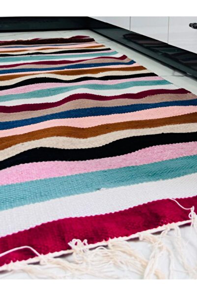 TARA Kilim Mardin Yöresel Yünlü El Dokuma Yıkanabilir Salon Ve Mutfak Kilimi,...