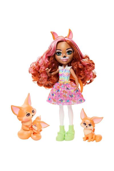 mattel Enchantimals Playset, Filigree Fox and the Fox Family