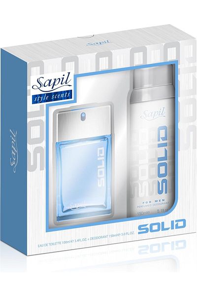 sapil مجموعة هدايا سابيل سوليد أو دو تواليت 100 مل + 150 مل للجنسين