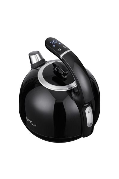 HOMİX 2200W Digital Handle Electric Kettle Black 1.7 Liter