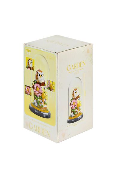 merland benvecocuk P1280 Panlos Fanus Flower 1123 Piece Block Set -Vagon Life