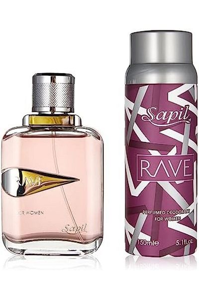 sapil مجموعة هدايا مكونة من عطر ريف 100 مل ومزيل عرق 150 مل للنساء - سبيل