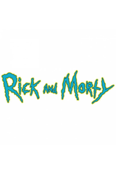 INOVATIX Set de 8 piese, autocolant cu sigla Rick și Morty, INOVATIX®. 6 cm