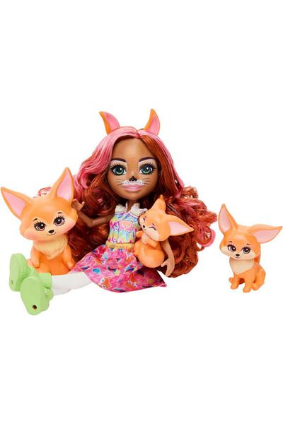 mattel Enchantimals Playset, Filigree Fox and the Fox Family
