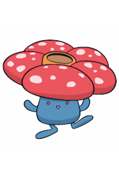 INOVATIX Set de 8 piese, autocolant Pokemon Vileplume, INOVATIX®. 6 cm