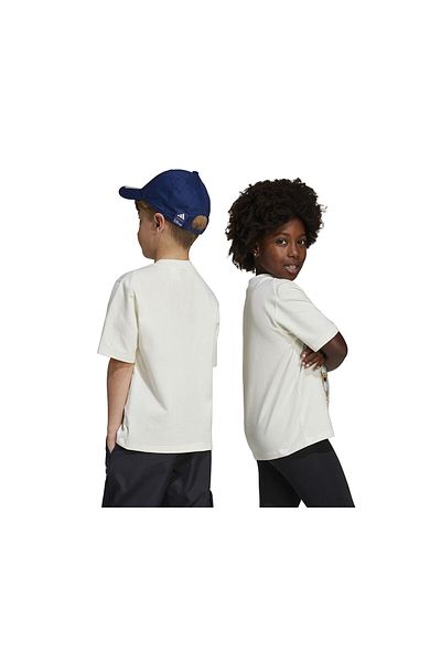 adidas Lk Dy Mm T Παιδικό μπλουζάκι casual JF3642 Μπεζ