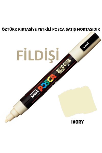 Uni Posca Ivory Marker Pc-5M (1.8-2.5mm) Poska Pc5M Pc - 5m