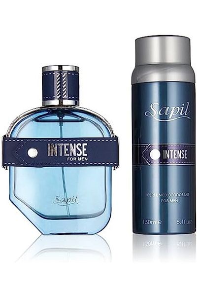 sapil مجموعة هدايا عطر سابيل إنتنس للرجال، 100 مل/150 مل، مزيل عرق