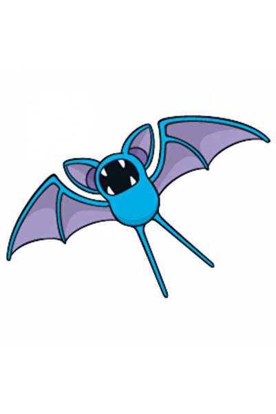 INOVATIX Σετ 8 τεμαχίων, Αυτοκόλλητο Pokemon Fierce Zubat, INOVATIX®. 6 εκ.