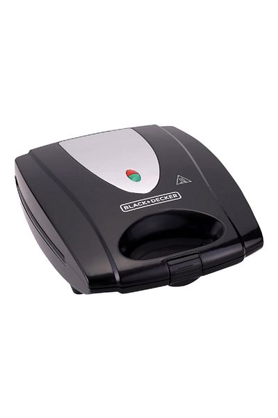 Black&Decker 1400W 4 Slot and Grill Plate Sandwich Maker