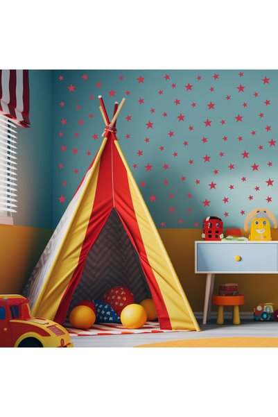 BugyBagy Star Wall Sticker - 3-4-5cm Mixed Sizes - 112 Pieces