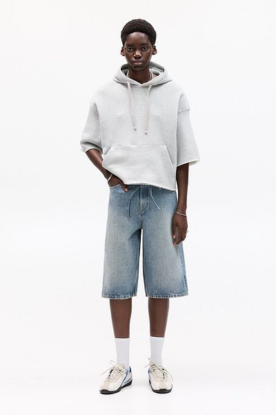 Pull & Bear Loose fit star jorts